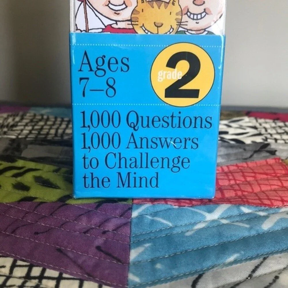 Brain Quest Flashcards Educational Game Grade 2 for 7-8 year olds